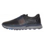 Pantofi barbati din piele naturala - Model Casual - Sport Negru Bleumarin 505ESC